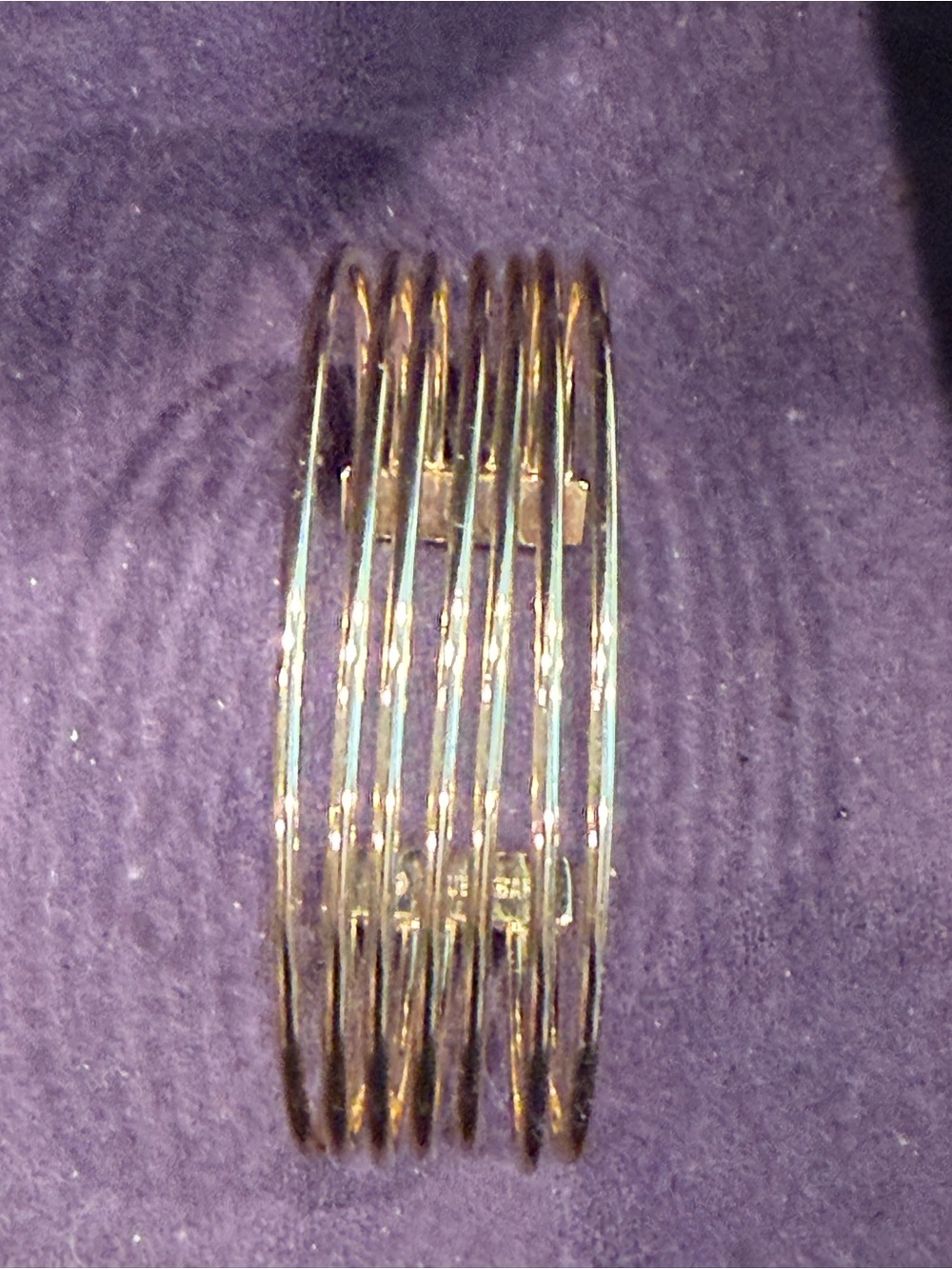 BaubleBar Gold Multi-Band Open Cuff Bracelet